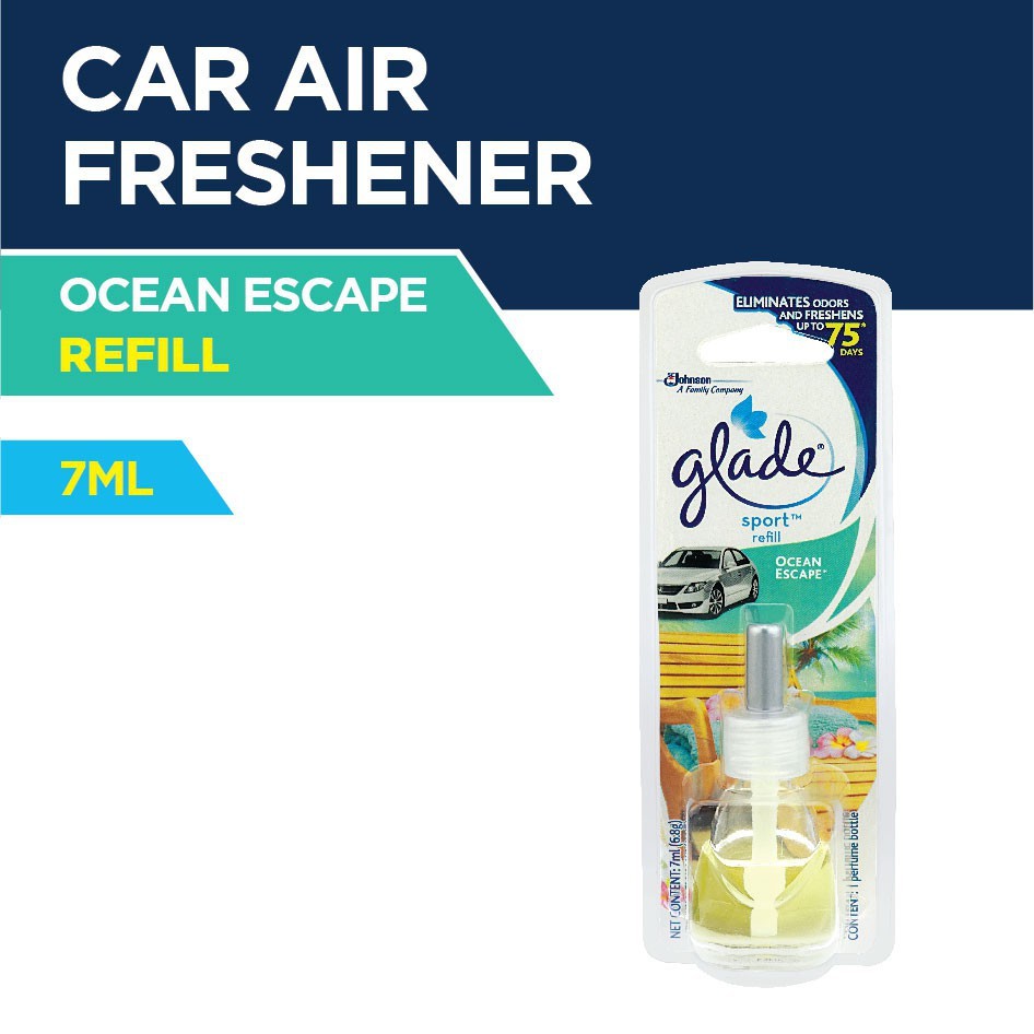 Glade Car Sport Air Fresheners Ocean Escape/REFILL 7ML