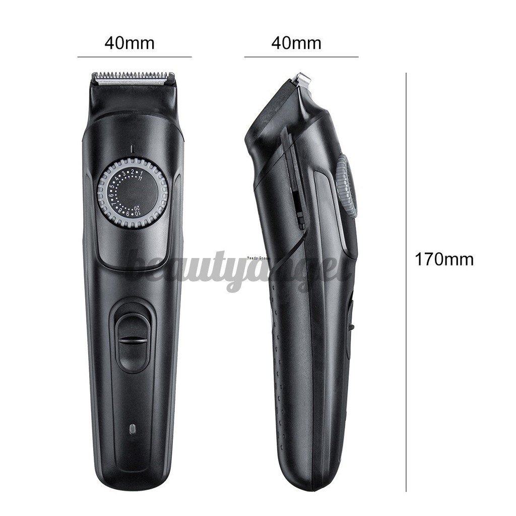 ☆ Trimmer Electric 1-20mm Beard with Combs Cordless Adjustable 2 Clipper  Men Hair | Shopee Singapore