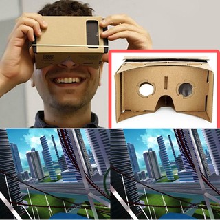 Ulter Clear DIY Cardboard 3D VR Virtual Reality Glasses For Smartphone