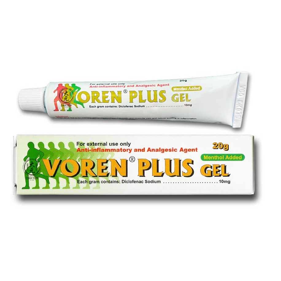 VOREN® PLUS MUSCLE ACHE PAIN RELIEF GEL 20G 舒缓肌肉酸痛凝胶