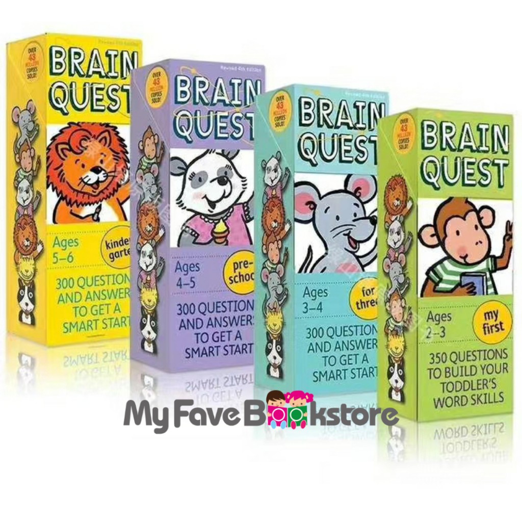 [SG Stock] Brain Quest Learning Flash Cards | Shopee Singapore