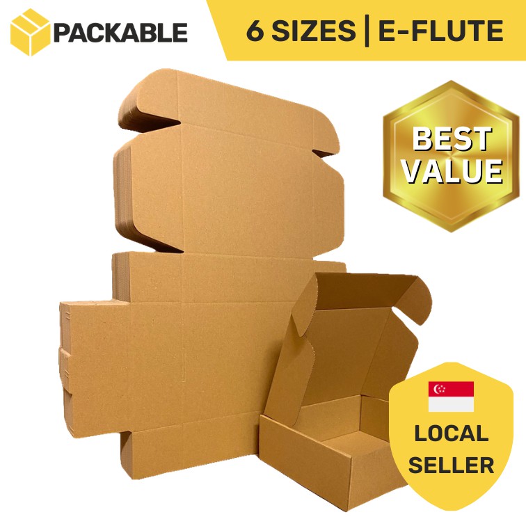 [BULK QTY] Kraft Mailer Boxes / Retail Box / Courier Box / Corrugated