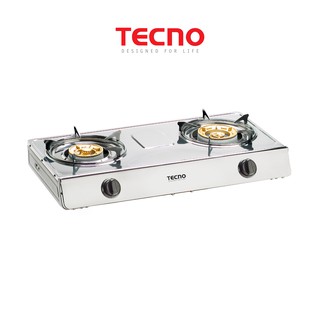 Tecno TTCF8SV Double Burner Table Cooker with Safety Valve