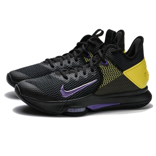 purple and yellow nike shoes
