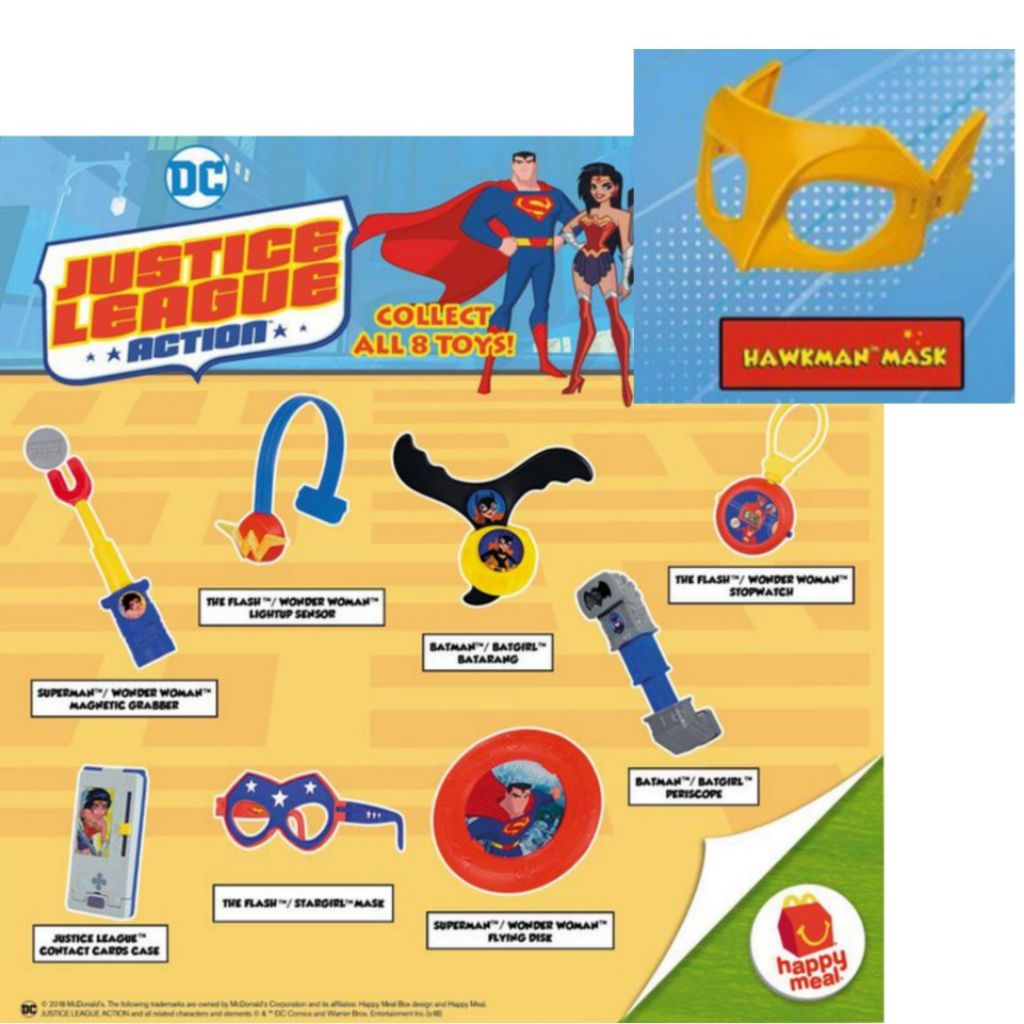 NEW McDonalds Happy Meal Toy JUSTICE LEAGUE SUPERMAN Magnetic Grabber 