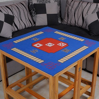 Mahjong Tablecloth Mat for Home Playing Cards Square Mahjong Table Cloth Thickened Silencer Non-Slip Hand Rub Mahjong Mat Cover Cloth/Ready Stocks Mahjong Table Mat 78 / 80cm , 0.3cm Thickness | Natural Rubber | Non-Slip | Sound Insulation | No Odor #8