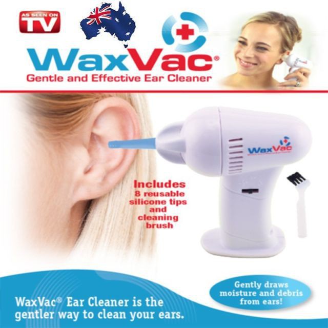 AS SEEN ON TV! WaxVac Ear Wax Vacuum Cleaner (Safe Gentle Way To Clean ...