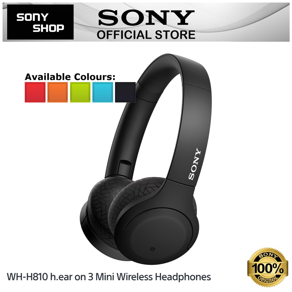 Sony Wh H810 H Ear On 3 Mini Bluetooth Wireless High Resolution Headphones Support Google Assistant Alexa Shopee Singapore