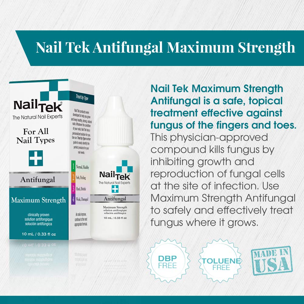 Nail Tek Antifungal Maximum Strength Nail Fungus Treatment Nailtek Anti