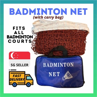 (BADMINTON NET) BASIC STANDARD SIZE NETS FITS ALL SG COURTS HDB COURT PUBLIC