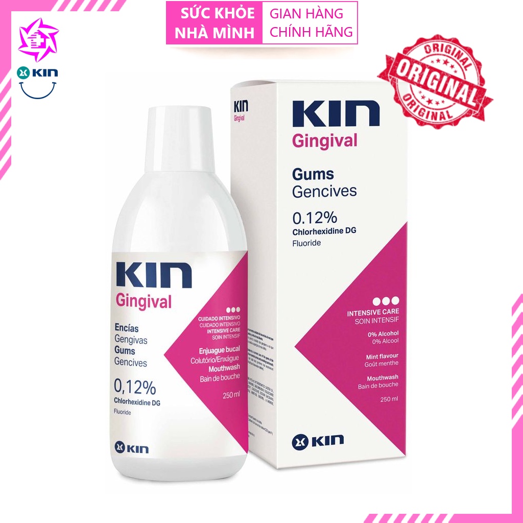 Kin Gingival Gum Inflammation Mouthwash Mouth Antiseptic Shopee