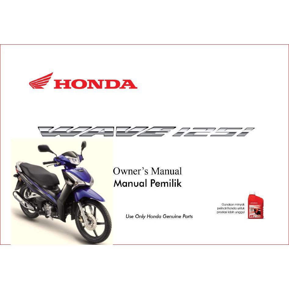 Honda Wave 125i Owner Manual Aposhayu S Guide Of Thought 18 Shopee Singapore