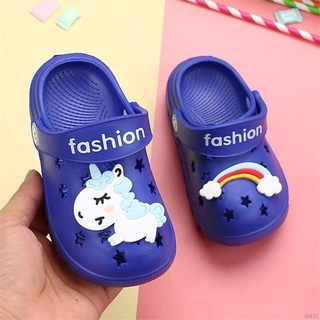 [SKIC]Summer Kids Girl Boy Cartoon Print Closed-Toe Sandals Children Beach Slipper #3