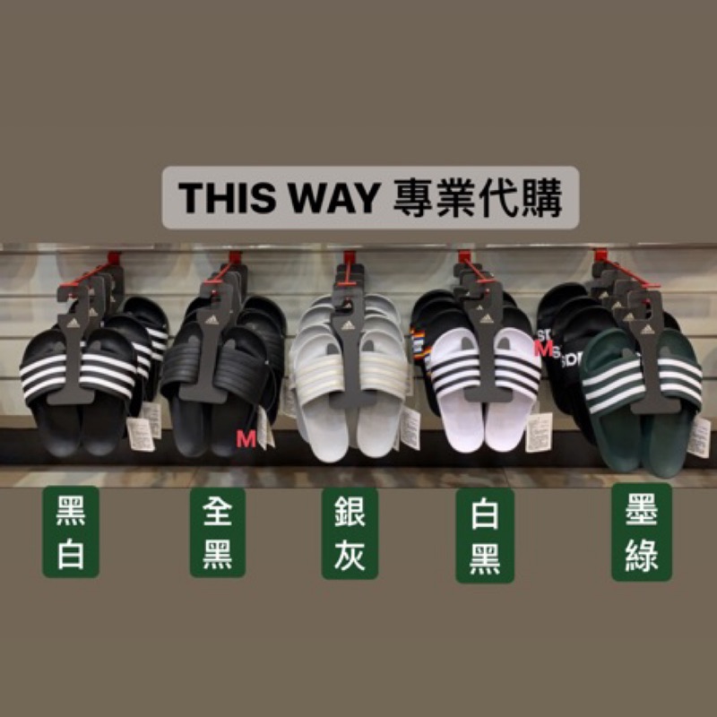 adilette aqua slides black