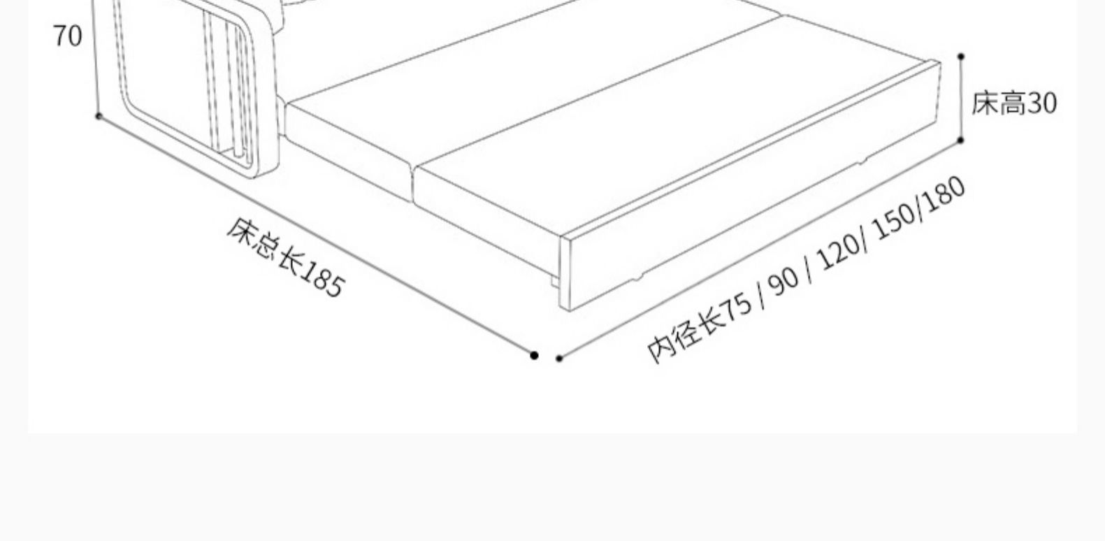 solid wood sofa bed push pull dual purpose living room small unit modern simple storage double folding bed shopee singapore