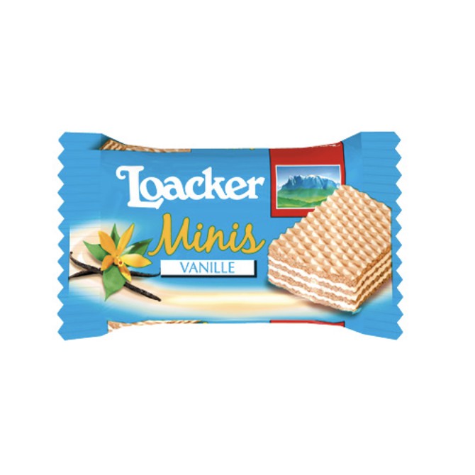 Loacker Mini Vanilla Wafer Biscuits (125g x 12 Packs) Shopee Singapore