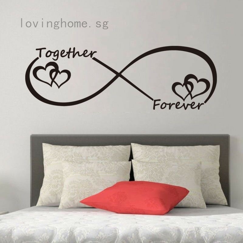 Fashion Wall Decal Quotes Wall Sticker Removable Vinyl Decal Wall Art Bedroom Home Decor