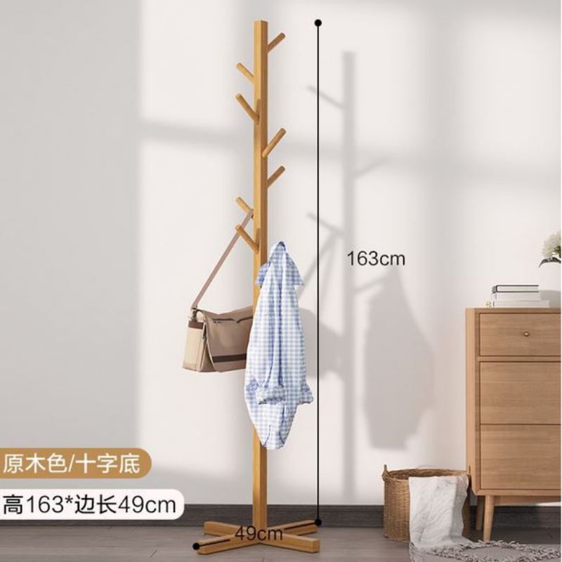 Wood + Stand Hanger / Pole Hanger Stand / Hanger Bag Hanger / Clothes