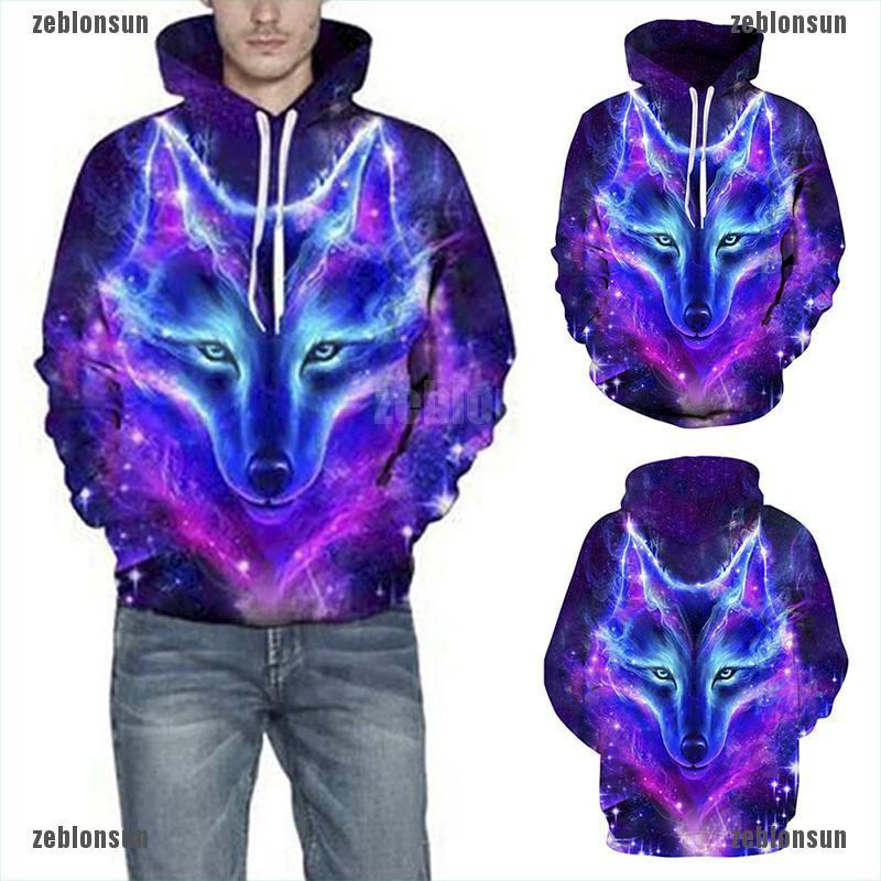 galaxy wolf sweater
