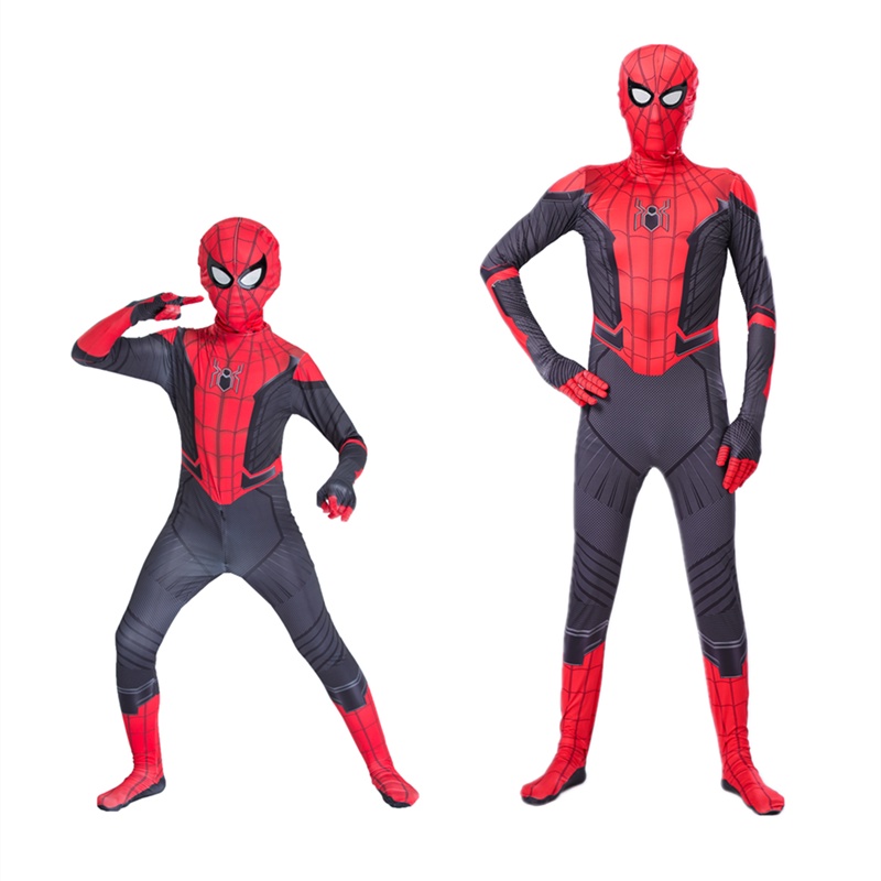 Spider-Man Heroes Expedition Superhero Costume Kids and Adult Halloween ...