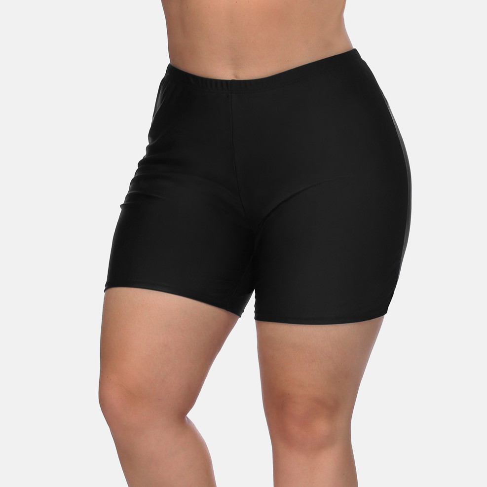 plus size swim bike shorts