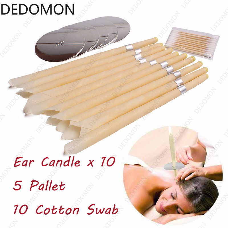 10pcs Ear Candles Ear Wax Clean Removal Natural Beeswax Propolis Indiana Therapy Fragrance Candling Cone Candle Relaxati Shopee Singapore