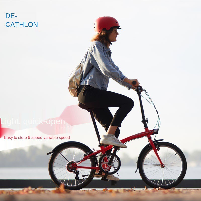 decathlon foldable bike