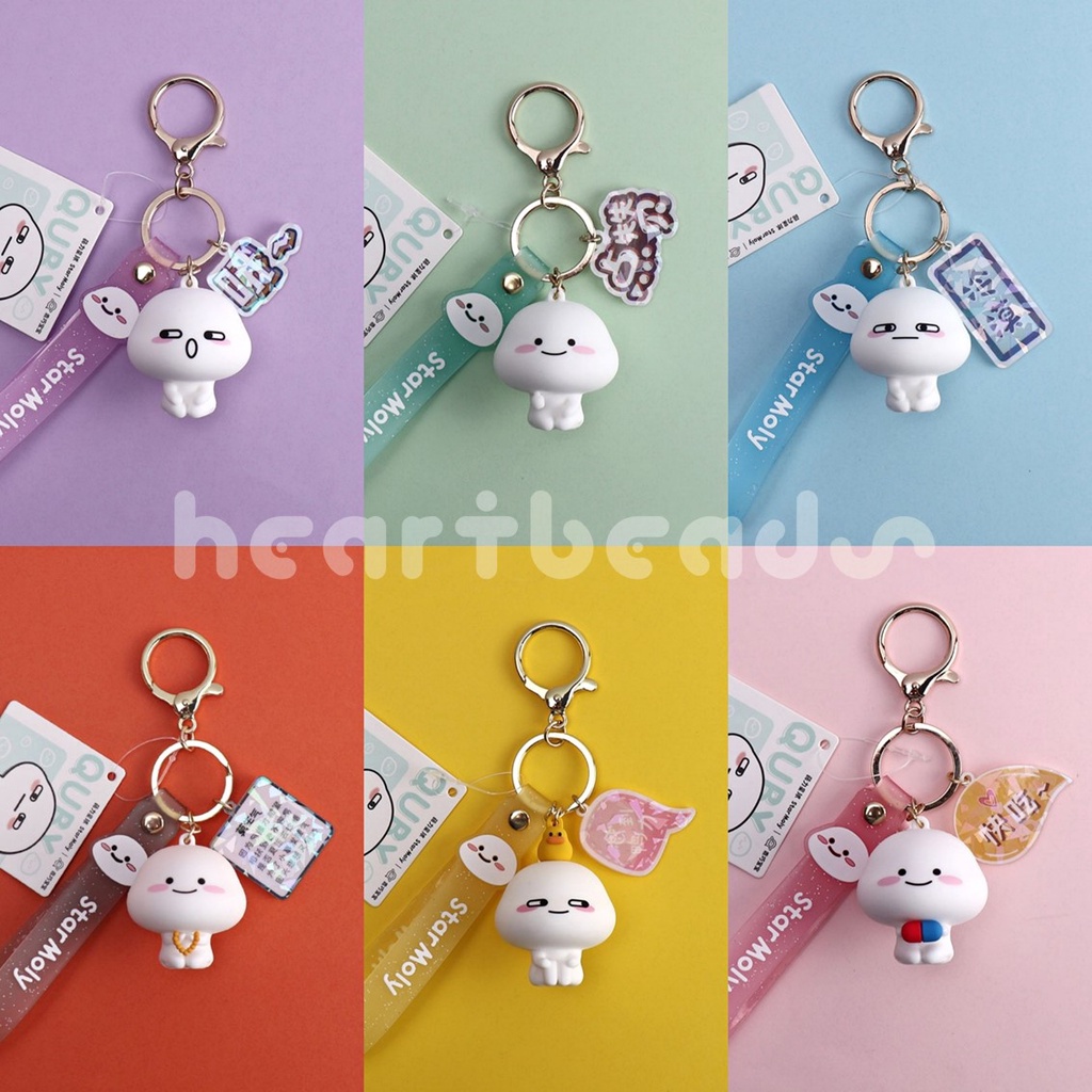 Quby Keychain Cartoon Cute Kawaii Gift StarMoly Star Moly Gift Present ...