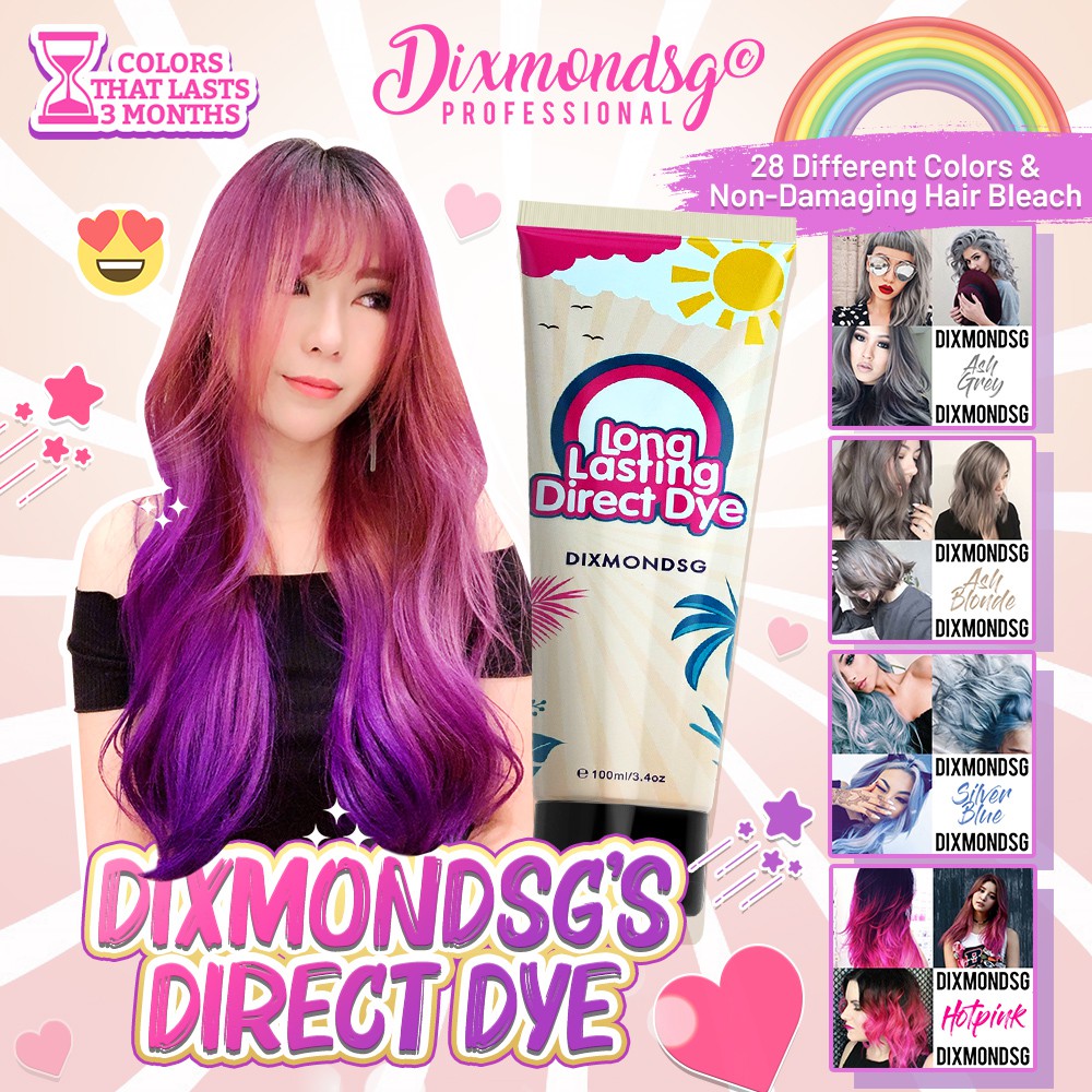 🌈 Dixmondsg Hair Dyes & Bleach 🌈 | Shopee Singapore