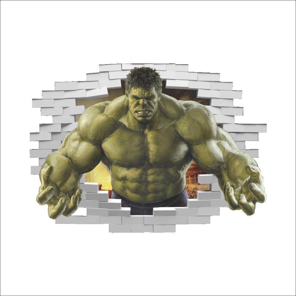 Ifone Superheroes Avengers The Incredible Hulk Wall Kids Bedroom Decor Decal