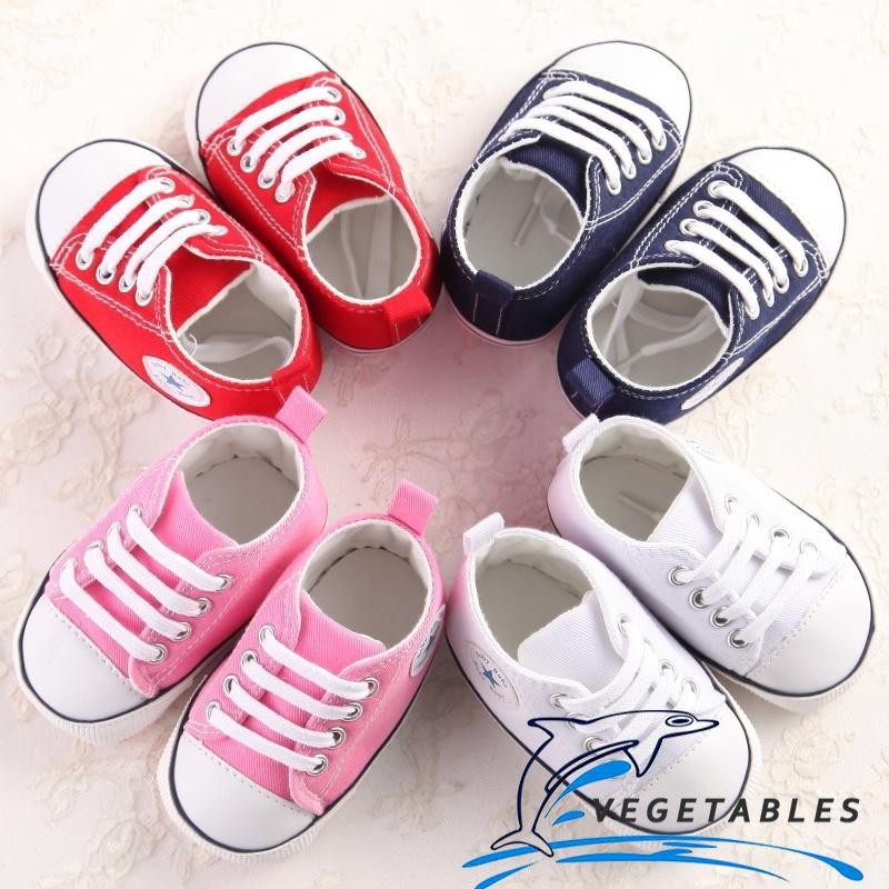 AEV-Baby Newborn Girl Boy Denim Soft Sole Toddler Infant Shoes Prewalker