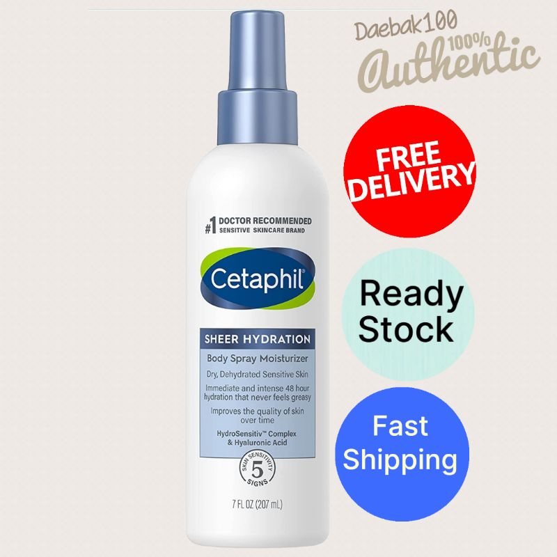 Cetaphil Sheer Hydration Body Spray Moisturizer (New upgraded package