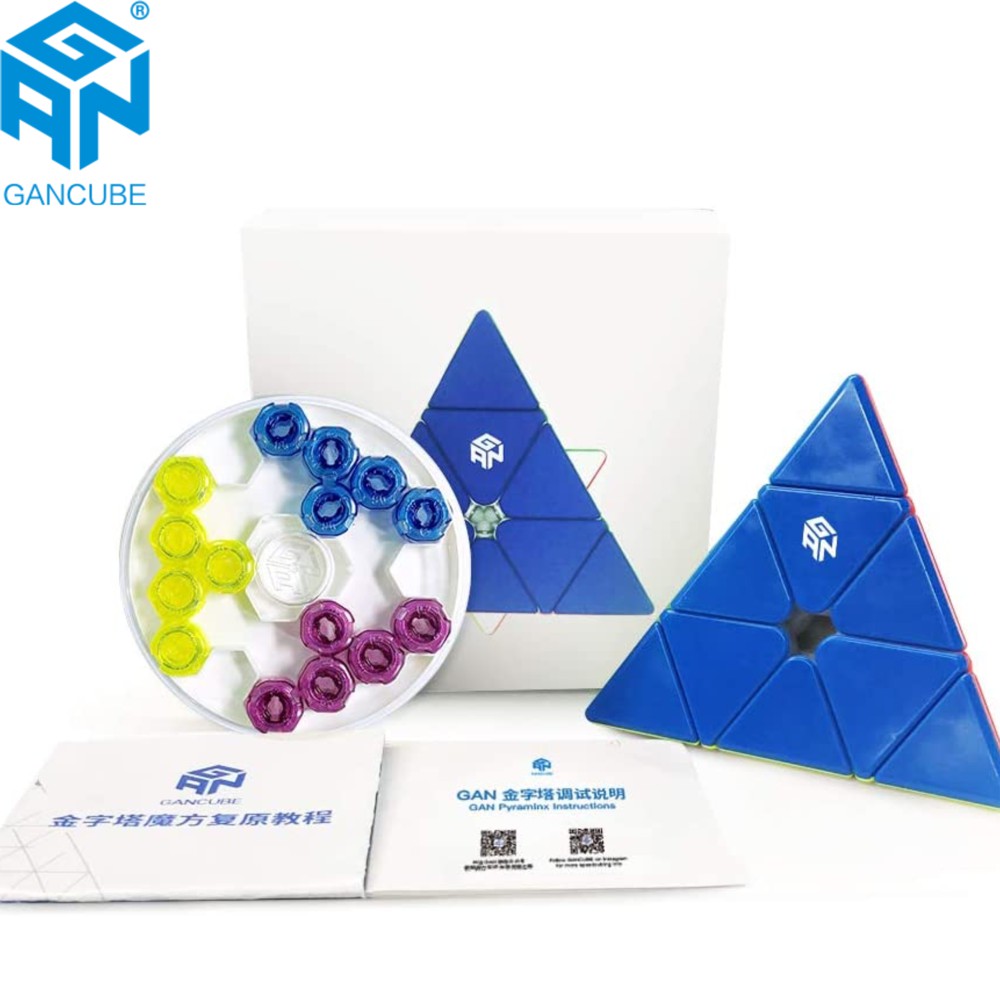 GAN Pyraminx M Pyraminx Speed Cube (Stickerless) Shopee