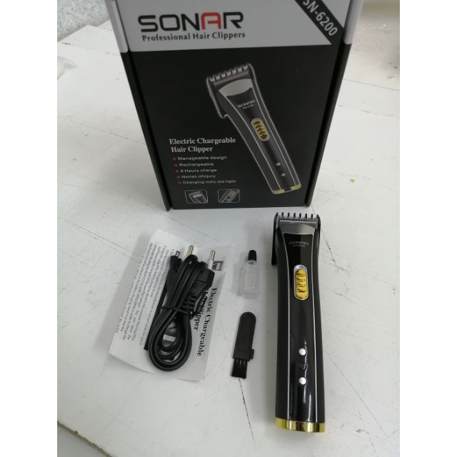 sonar professional hair clippers sn 6200