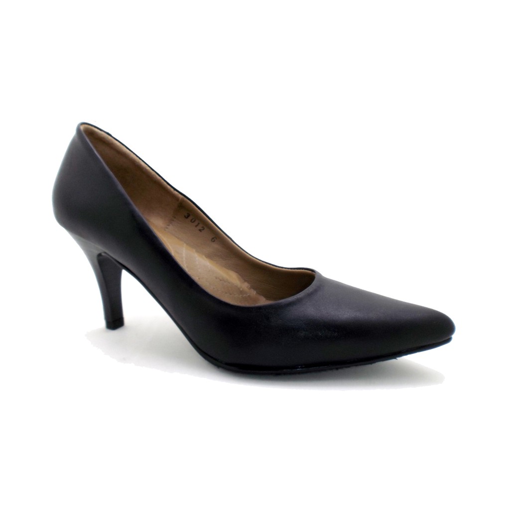 Walk Safari Comfortable Leather Ladies Sharp Toe High Heels Office