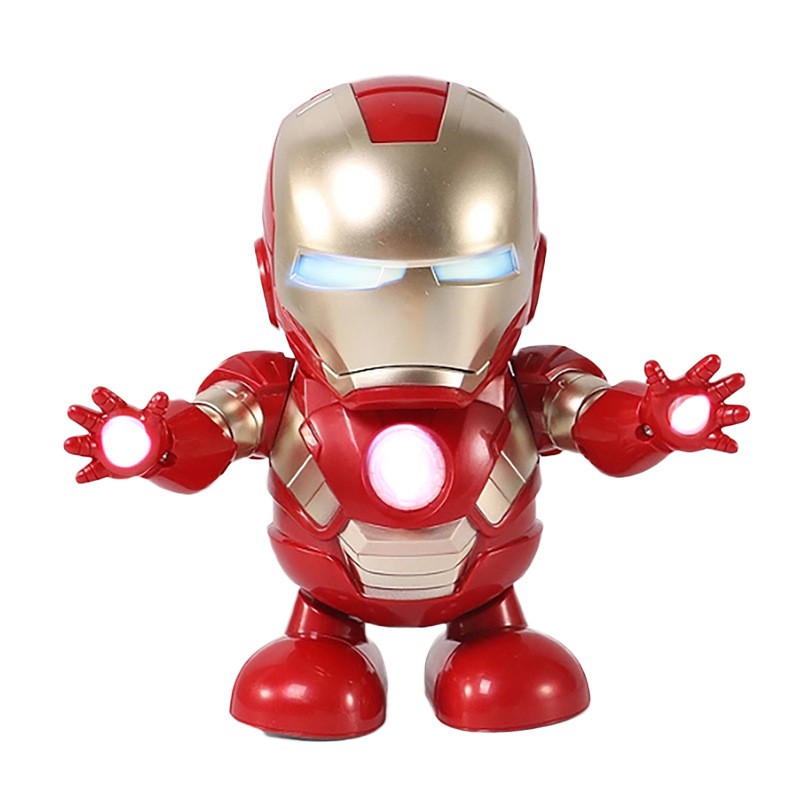 iron man dancing light robot