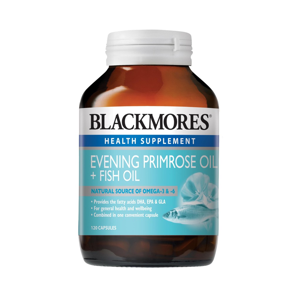 Blackmores, Evening Primrose oil + Fish Oil, 120 caps Shopee Singapore