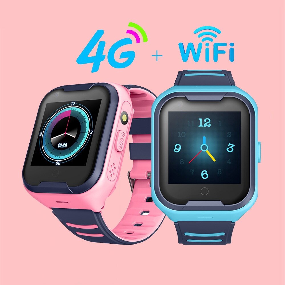 A36E Kids Smart Watch 4G SIM Card GPS WIFI Location Video Call Remote Call Back Monitor 650mah Battery Boy Girl Baby Watch