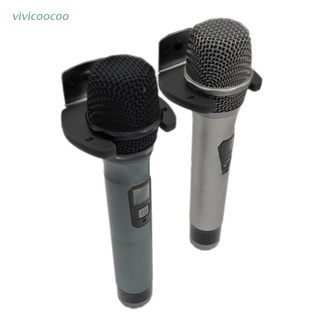 VIVI   Microphone Stand Mic Stand in Silicone Covered Iron Board Damage Free Storage Component of Wireless Micropones