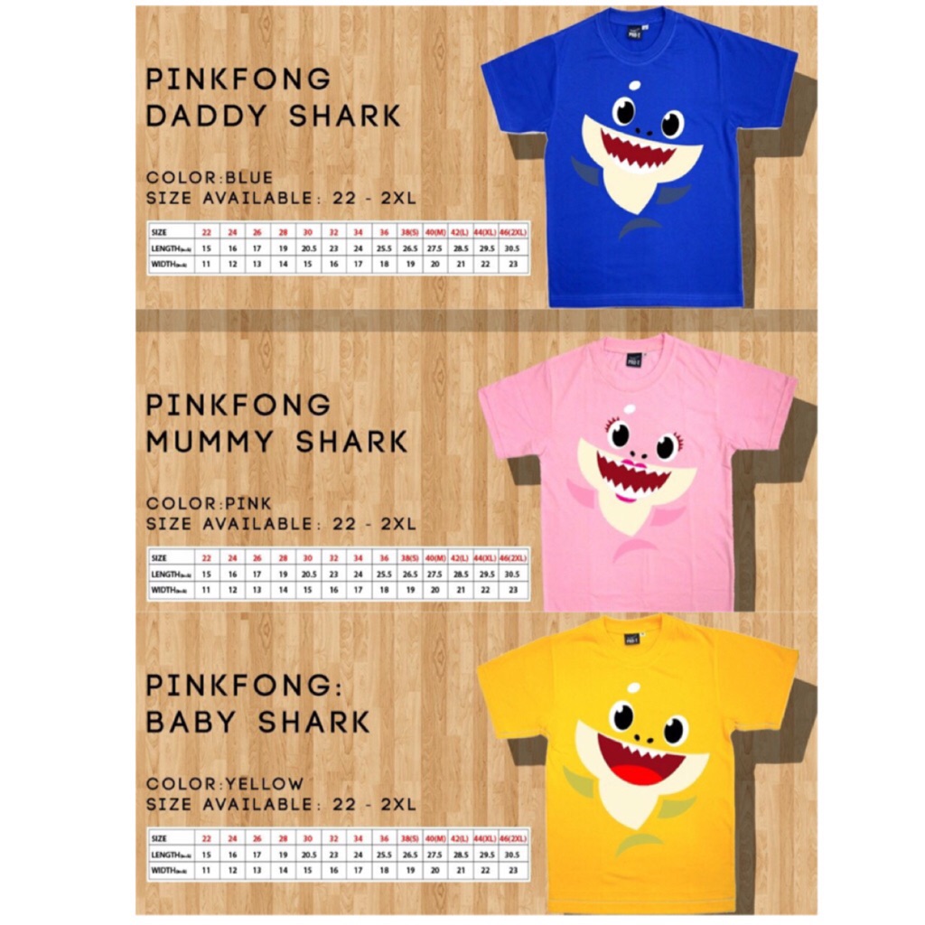 baby shark tee shirts