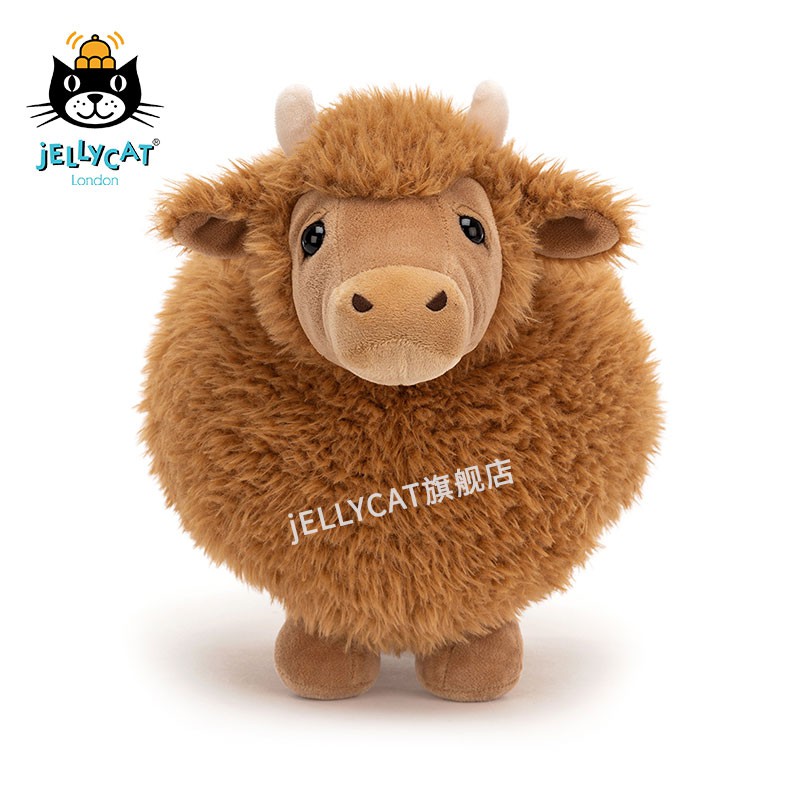 Children's ToysUKjellycat2020New Year Roby Cow Brown Soft Soothing  Children's Plush Toys Doll Gift | Shopee Singapore