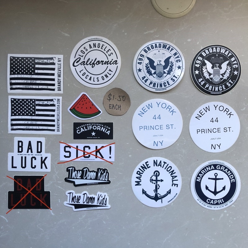rare brandy melville laptop stickers shopee singapore
