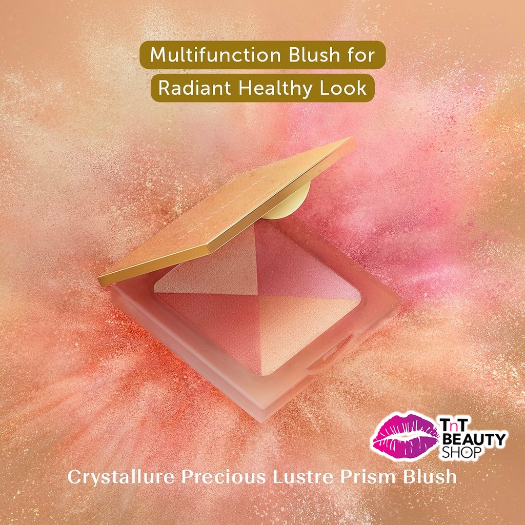 Wardah Crystallure Precious Lustre Prism Blush 10gr Blush On (Darkly