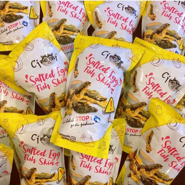 Cimi Viral By Cik Epal Salted Egg Fish Skin Shopee Singapore