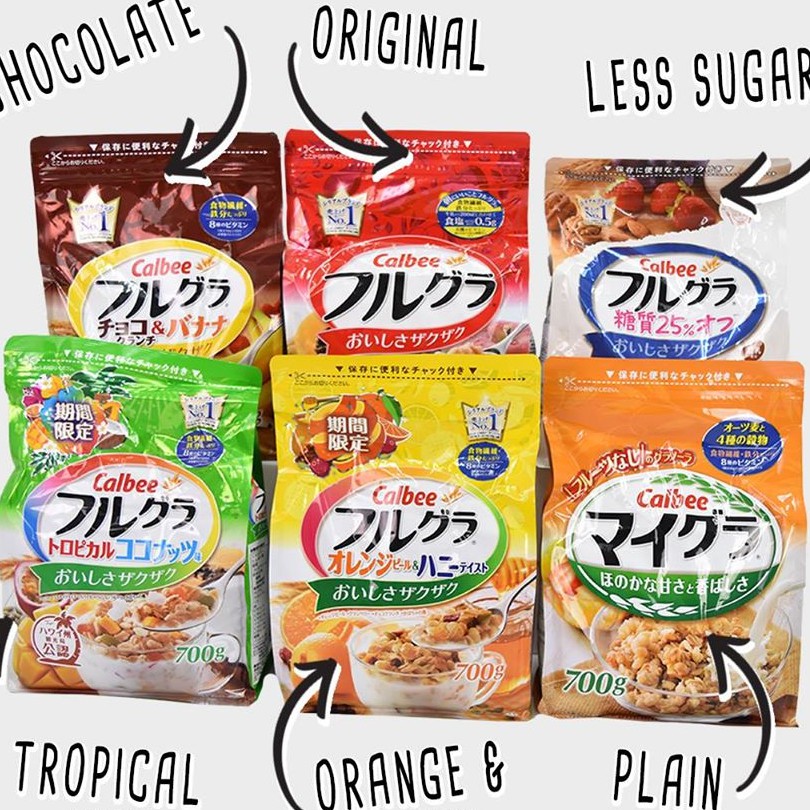 Calbee Nissin Japan Top Cereal Import From Japan Ready Stock And Ship Out Immediately Shopee Singapore