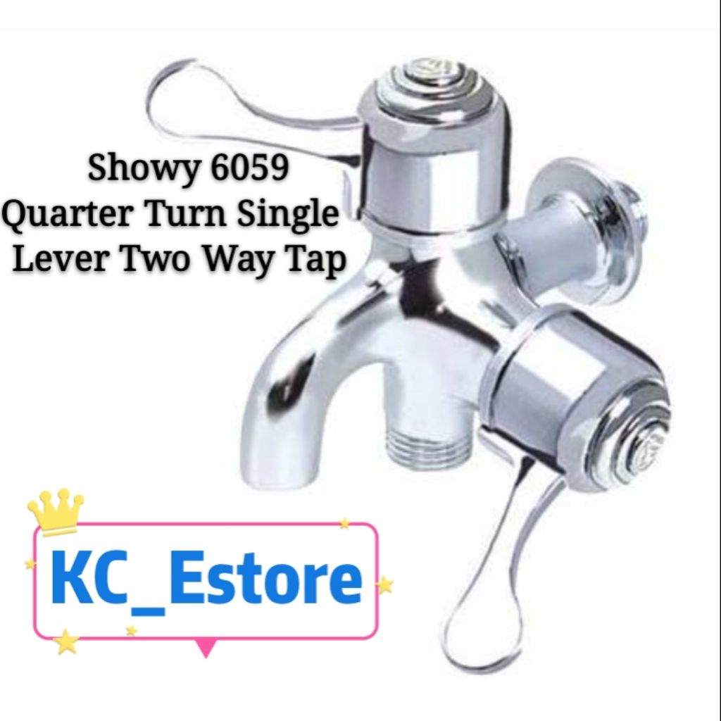 QUARTER TURN SINGLE LEVER 2-WAY TAP - SHOWY 6059 | Shopee Singapore