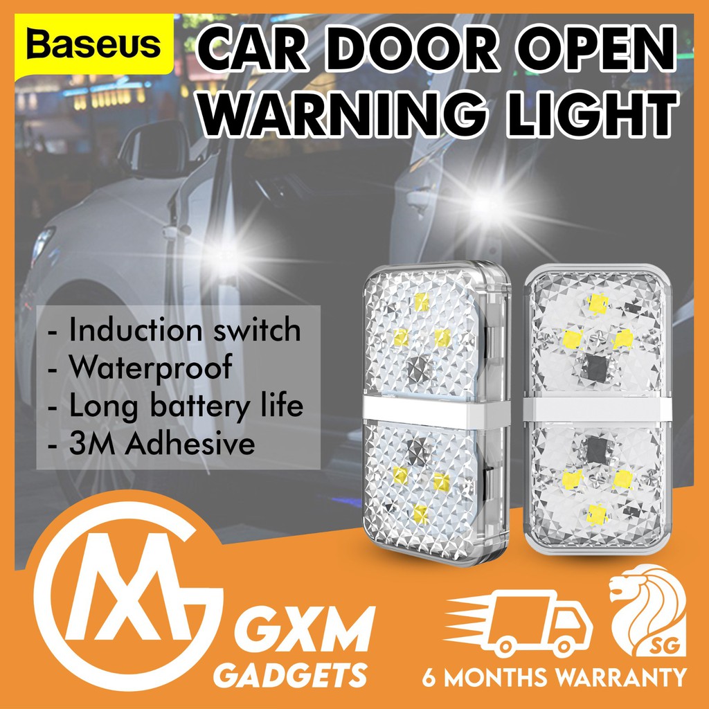 Baseus Door Warning Light Side Door Light Led Door Shopee Singapore