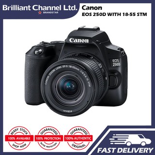 Canon EOS 250D / SL3 / Kiss X10 / 200D II Lightweight 4K DSLR Camera with EF-S 18-55mm f/4-5.6 IS STM