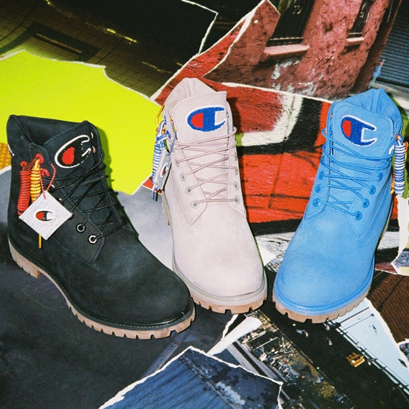 timberland and champion shoes