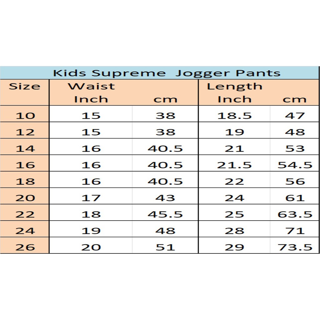 size 10 in cm pants